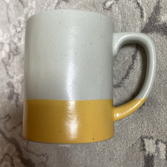 Hearth & Hand Speckled Yellow and Gray Ceramic Mug - Picture 4 of 7